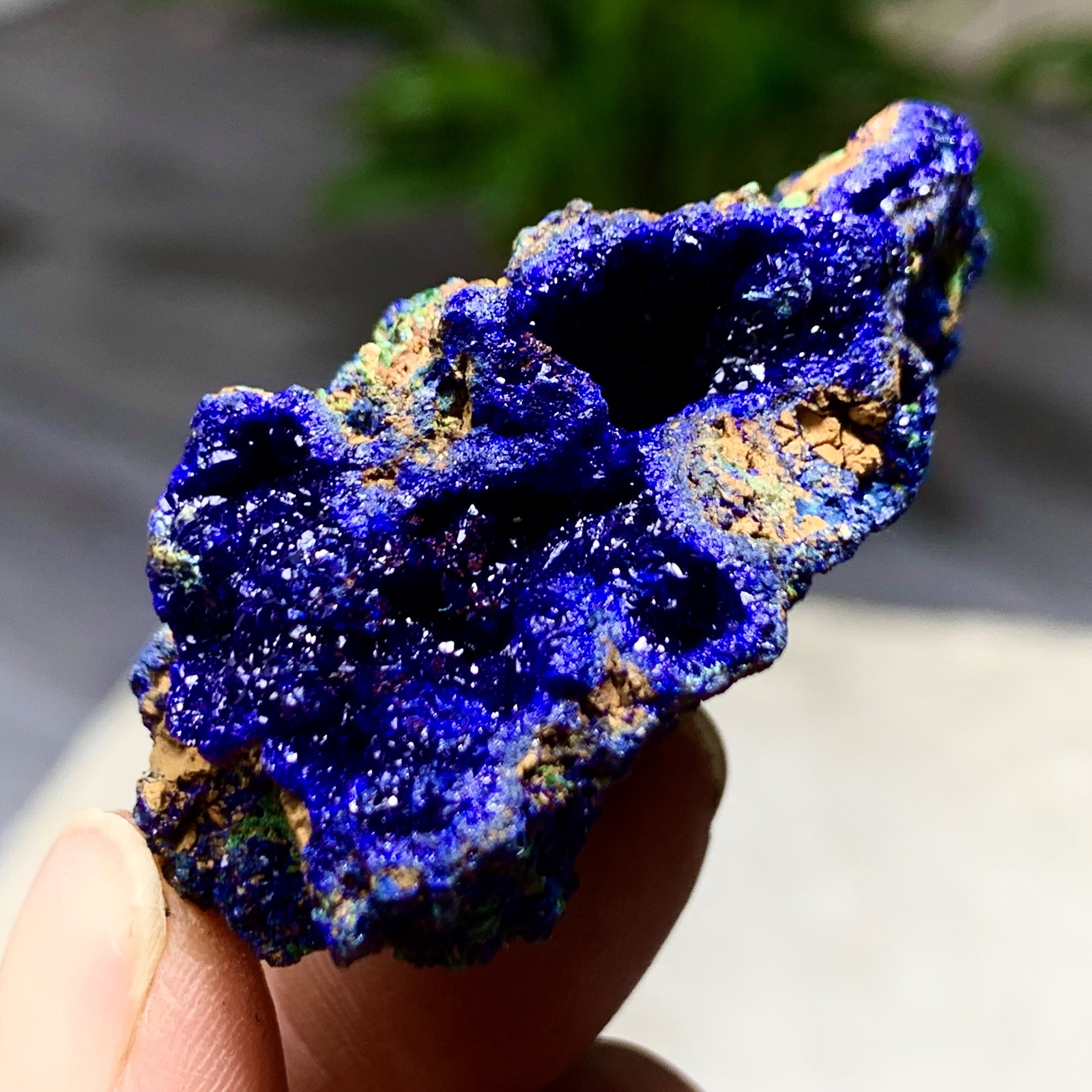 36G Best Natural Azurite/Malachite raw Crystal Mineral Specimen