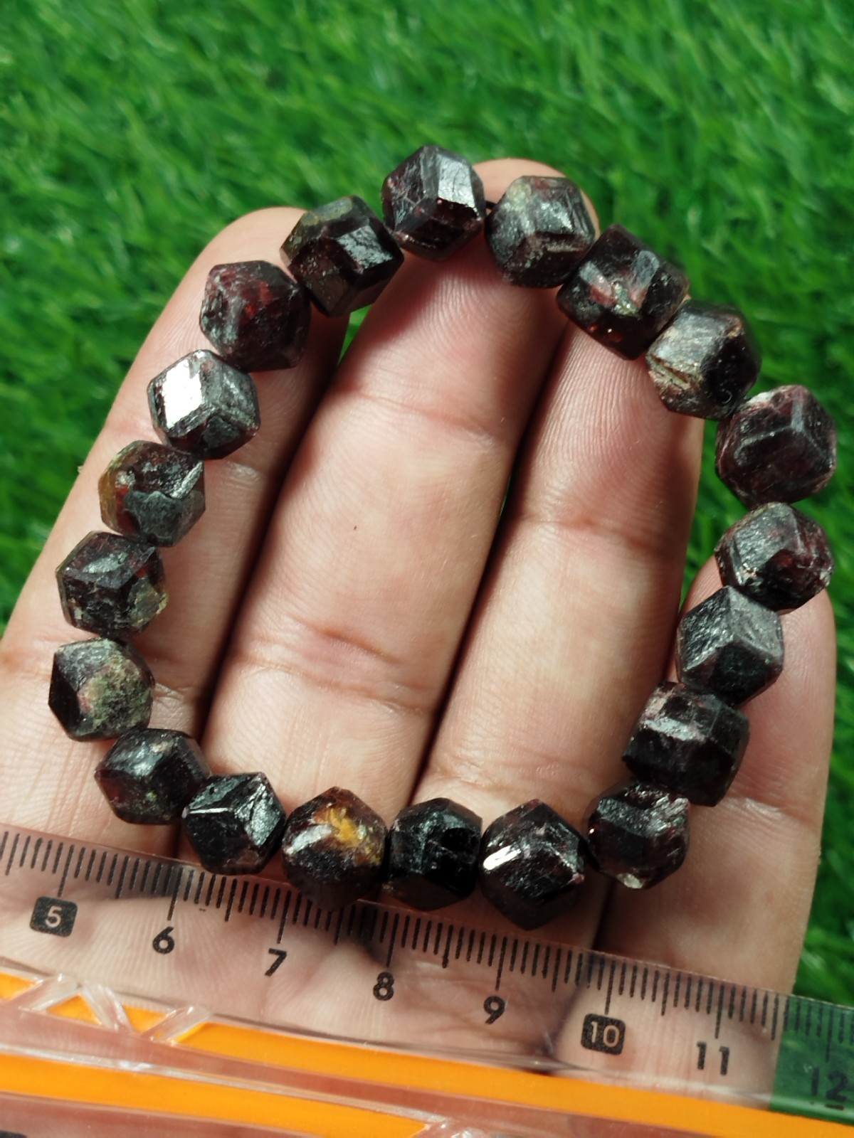 44 Grams Almandine Garnet Stackable Bracelet From Skardu Pakistan