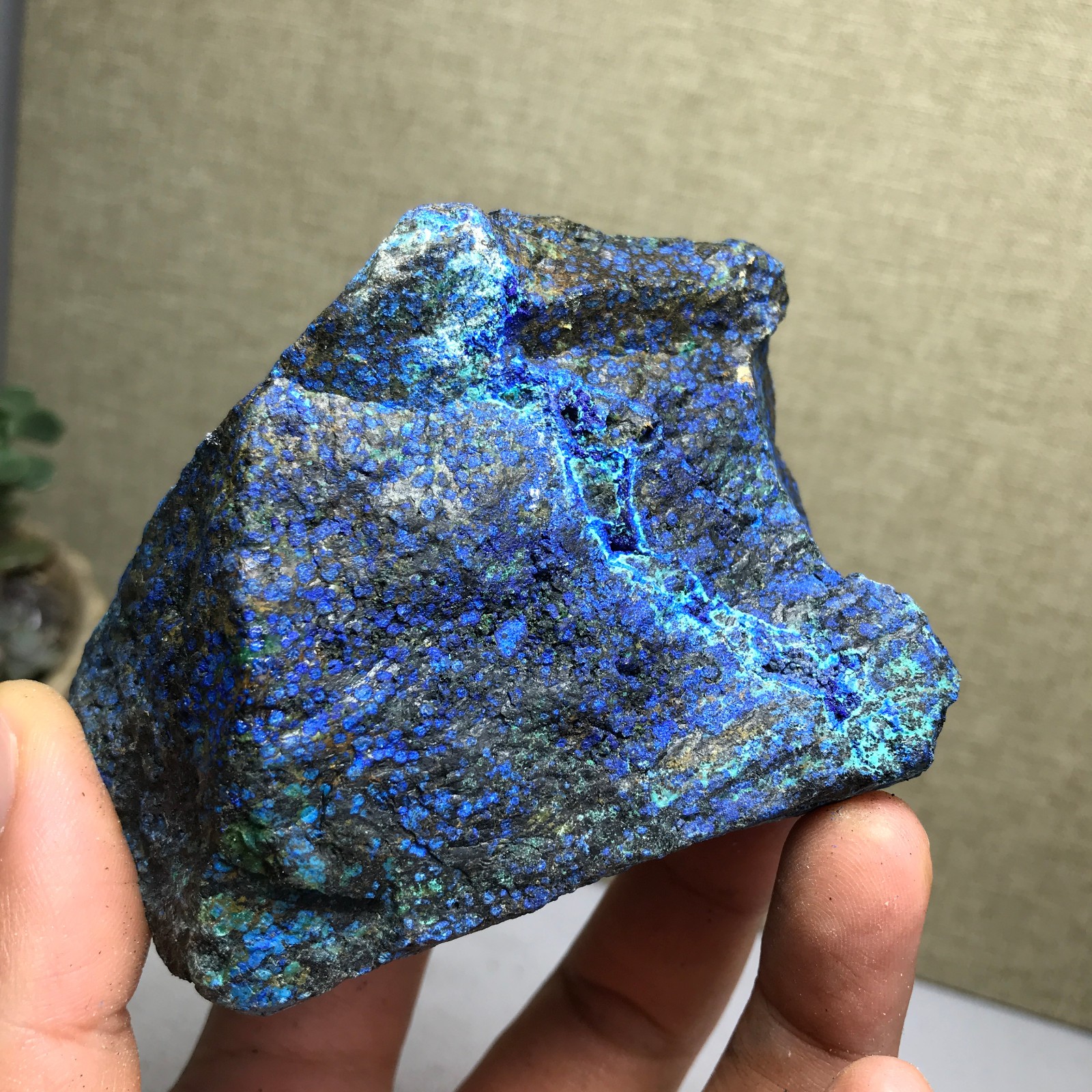 267g Natural Azurite Malachite gemstone Rough original Crystal Specimen A4869