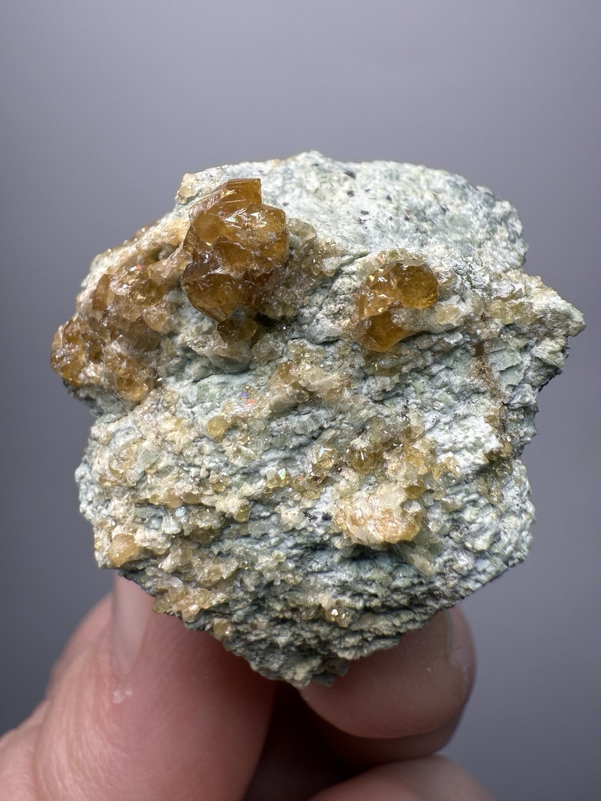 Hessonite Garnet Cluster on Matrix from Pakistan | Natural Collector Specimens