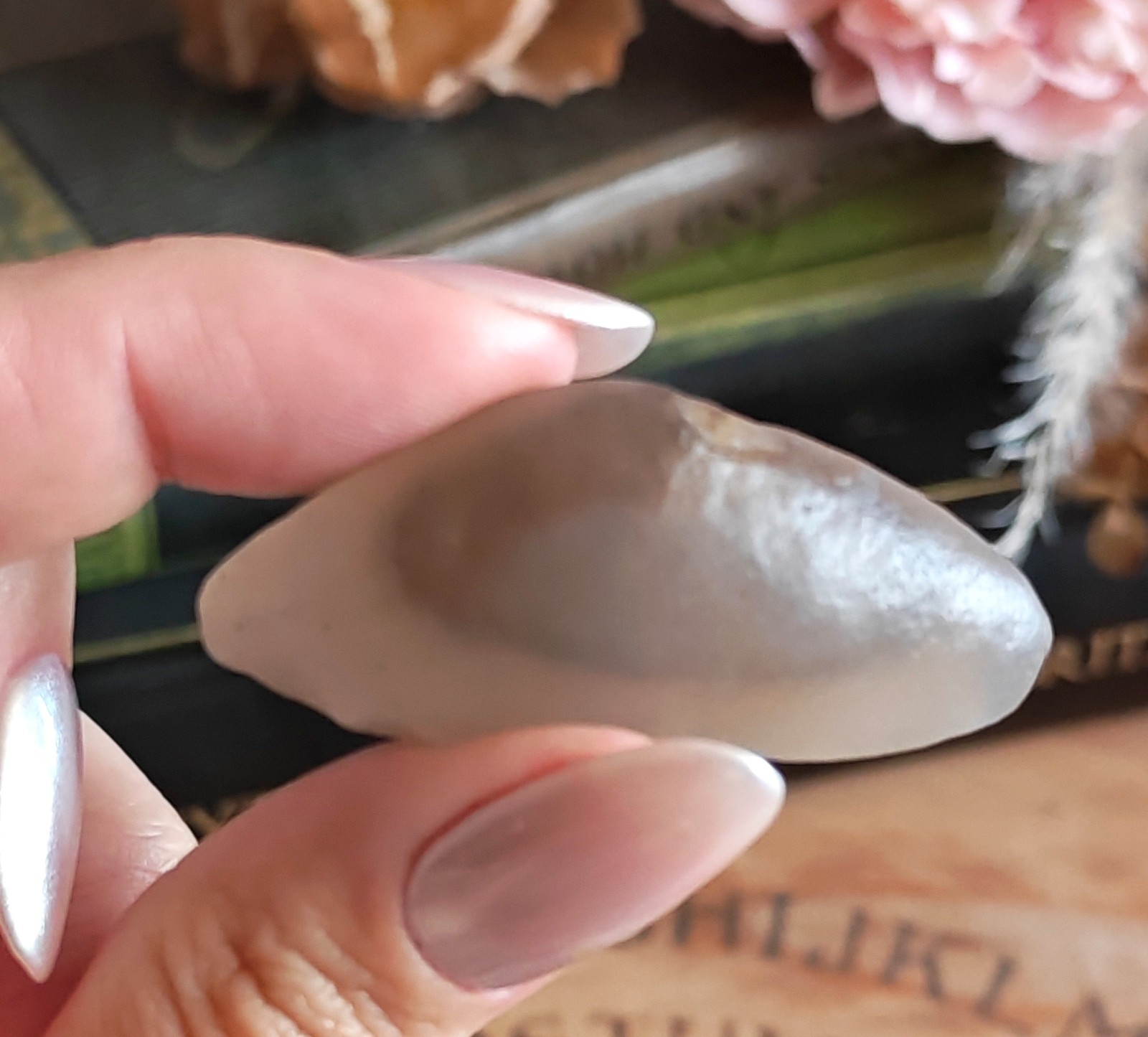 RARE! Gobi Desert Agate With Moving Sand Inclusions Sediment Enhydro Crystal