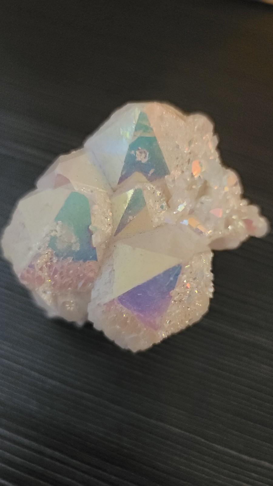 Angel Aura Quartz Cluster Crystal | See Description For Details