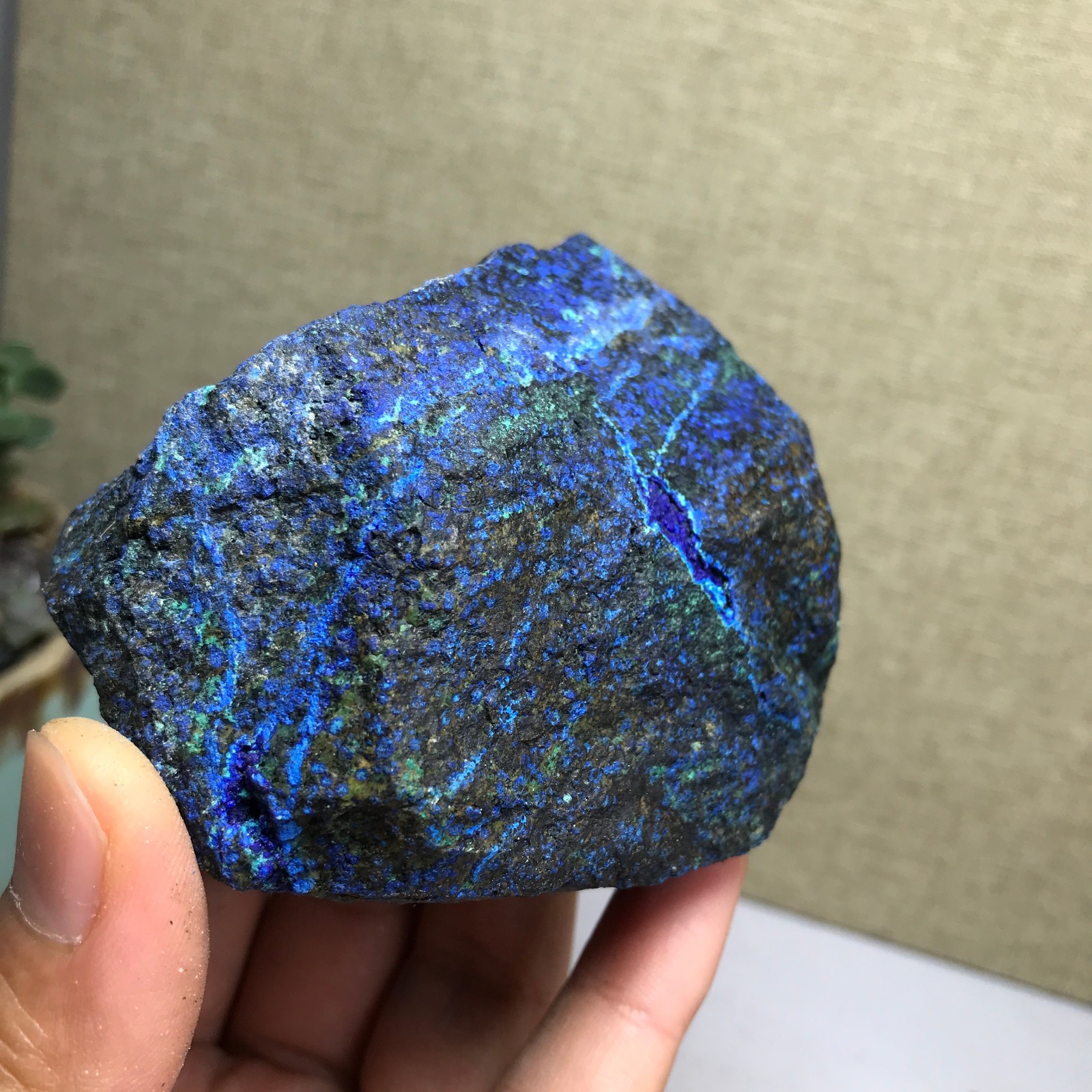 267g Natural Azurite Malachite gemstone Rough original Crystal Specimen A4869