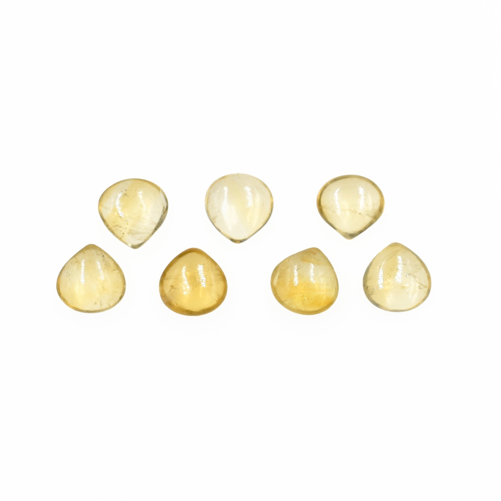 Natural Smooth Citrine Gemstone For Jewelry Making Handmade Healing Birthstone