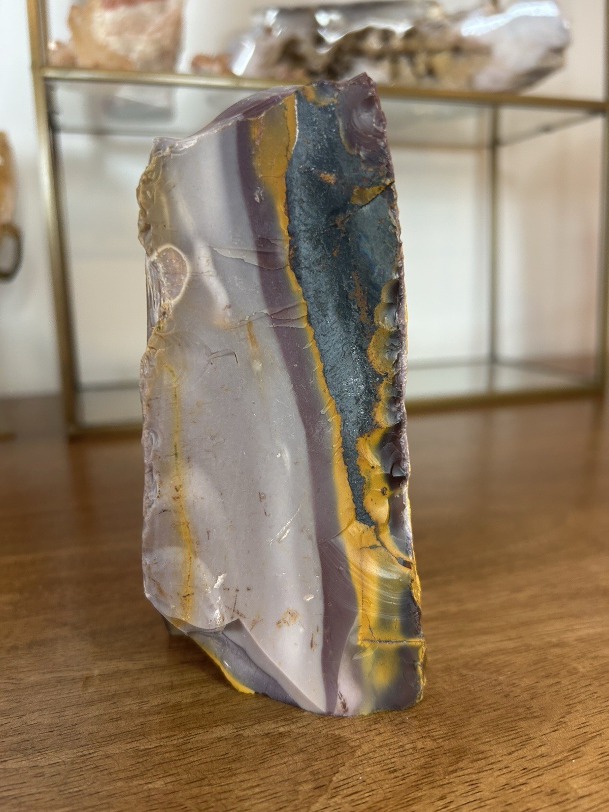 Large Natural Australian Mookaite Jasper Tower 5.5” 1lb 10oz Crystal Point