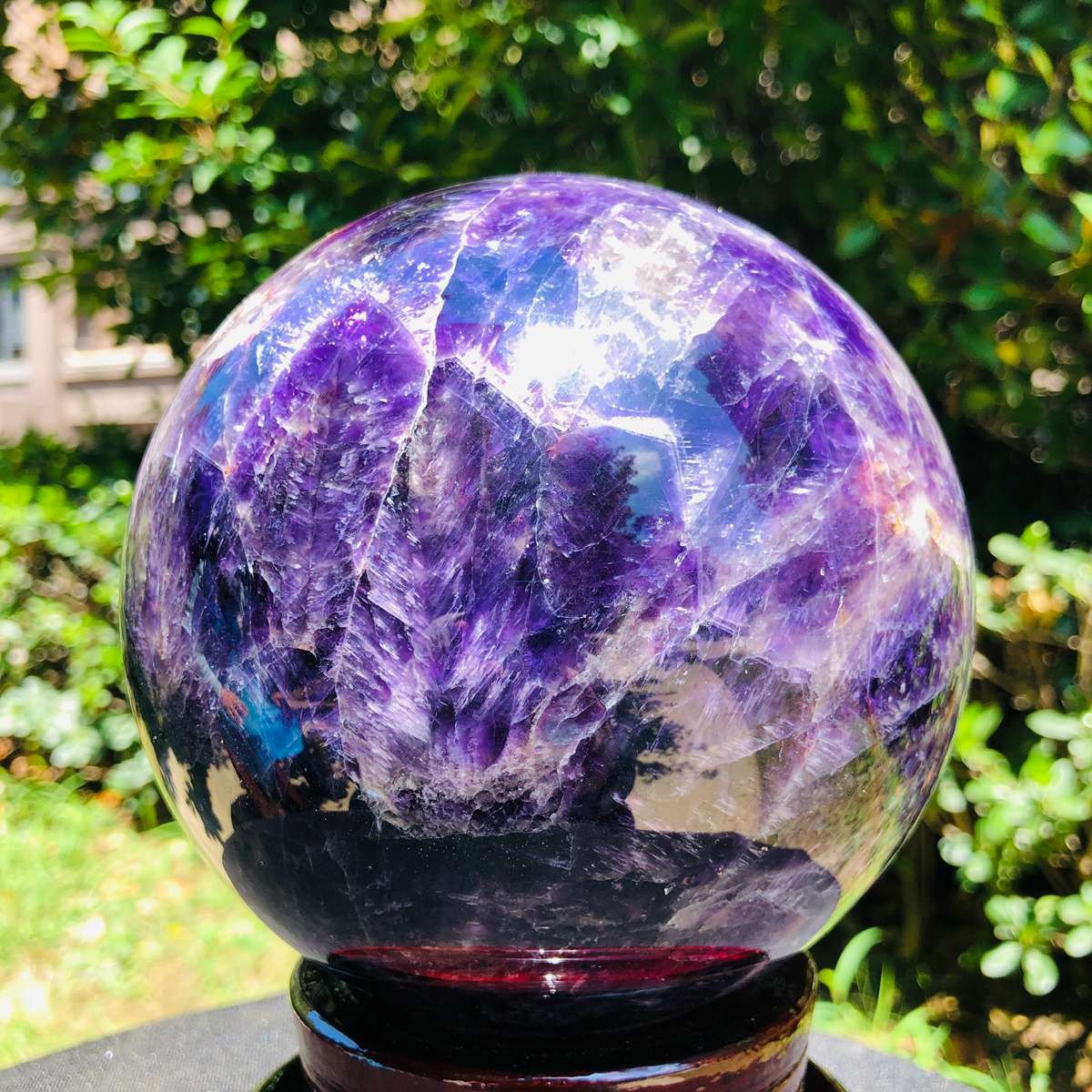 7.96LB Natural dream amethyst sphere quartz polished ball healing decor gift
