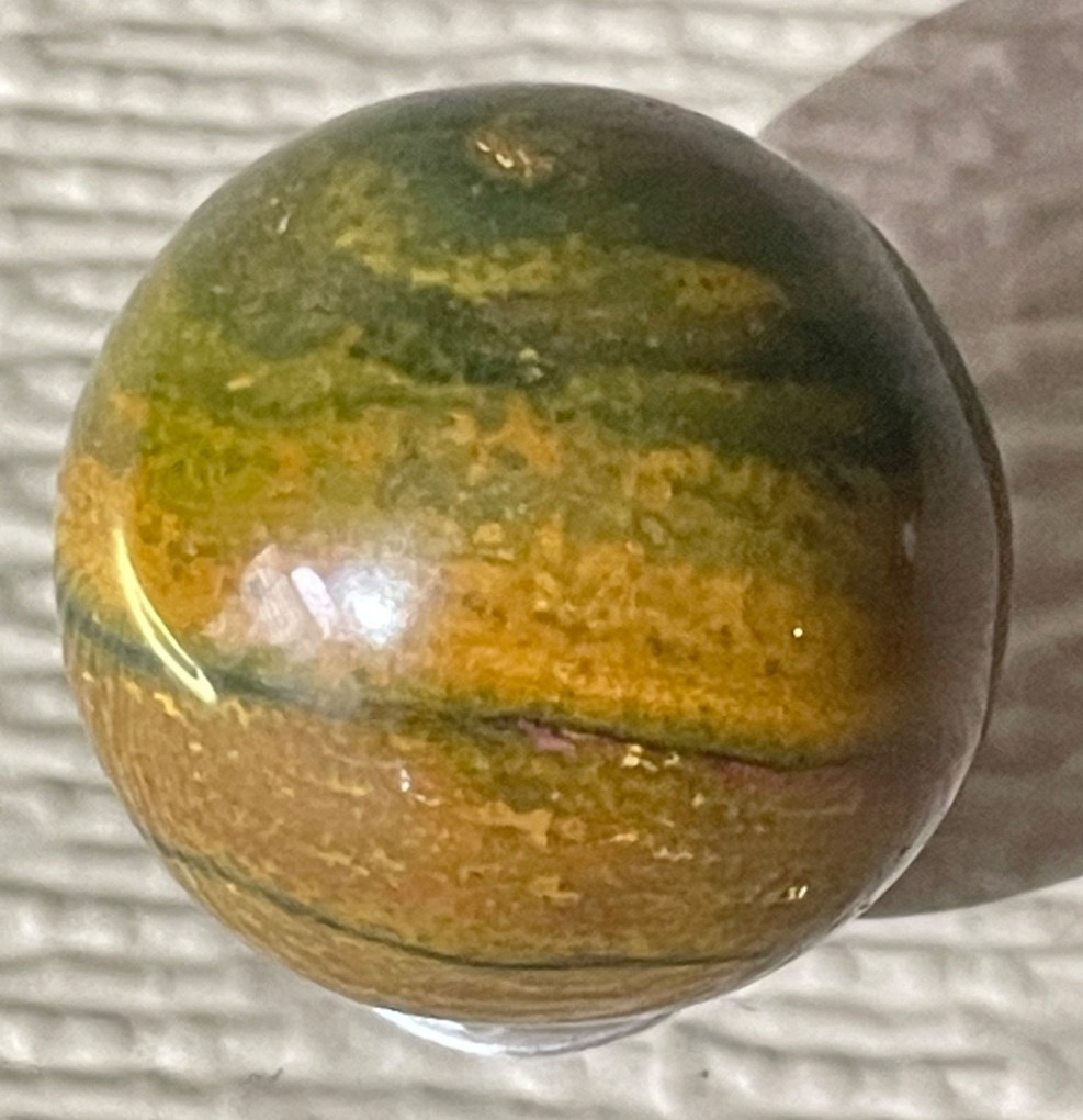Hand Faceted Polished 30 mm Ocean Jasper Sphere