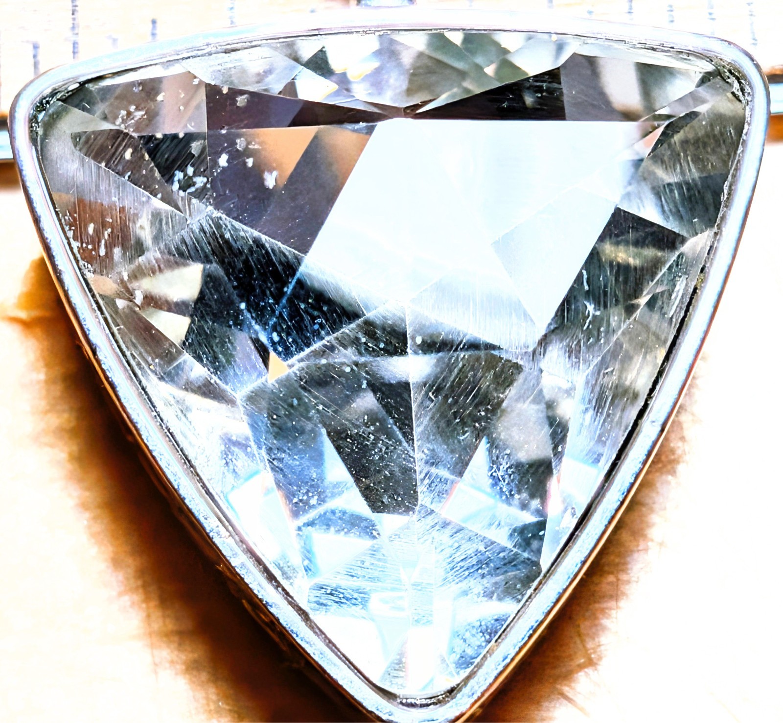 Crystal Triangle Jewelry 1 Inch