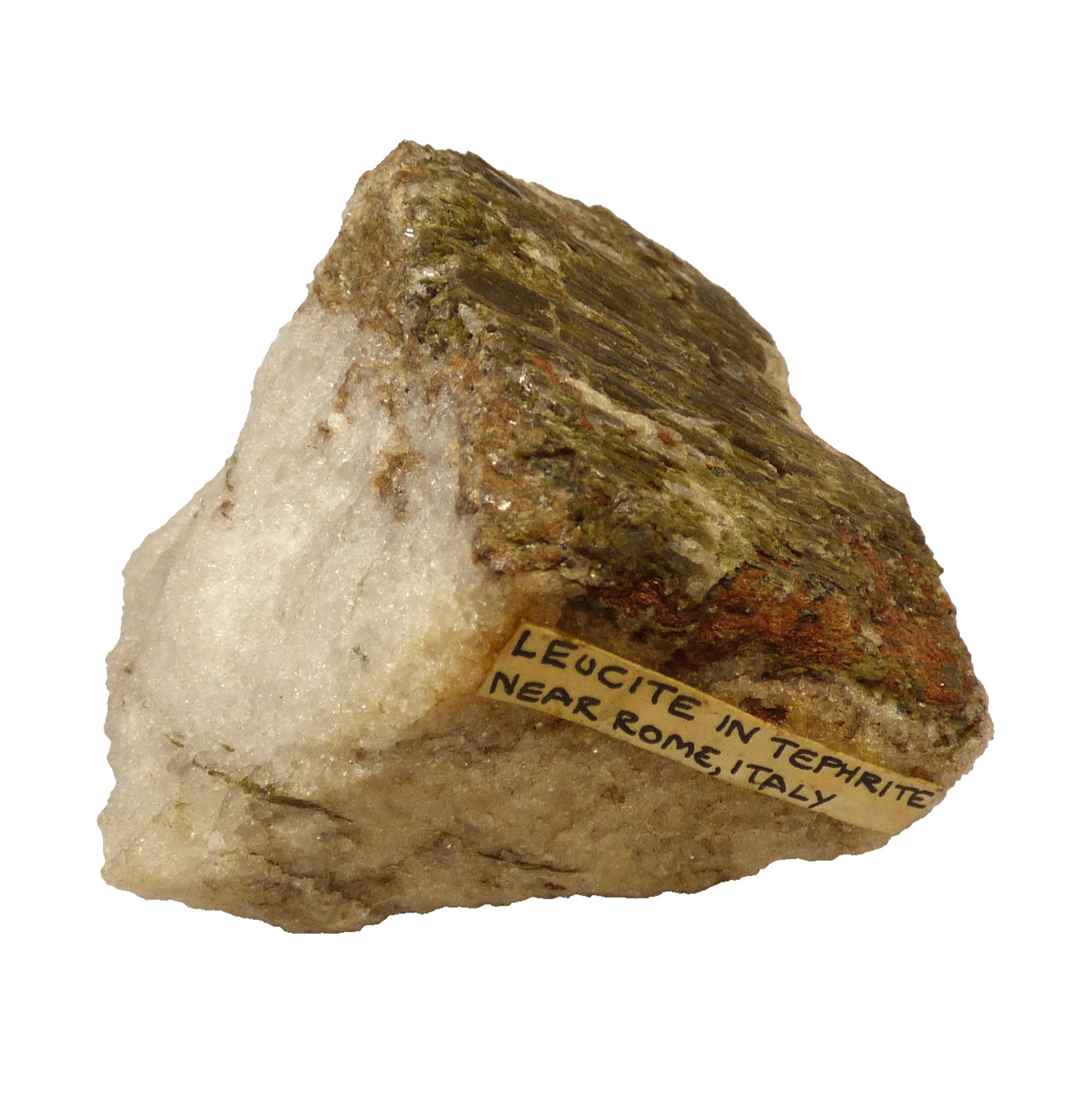 Leucite in Tephrite Mineral Specimen Rome Italy 6.5cm 306g