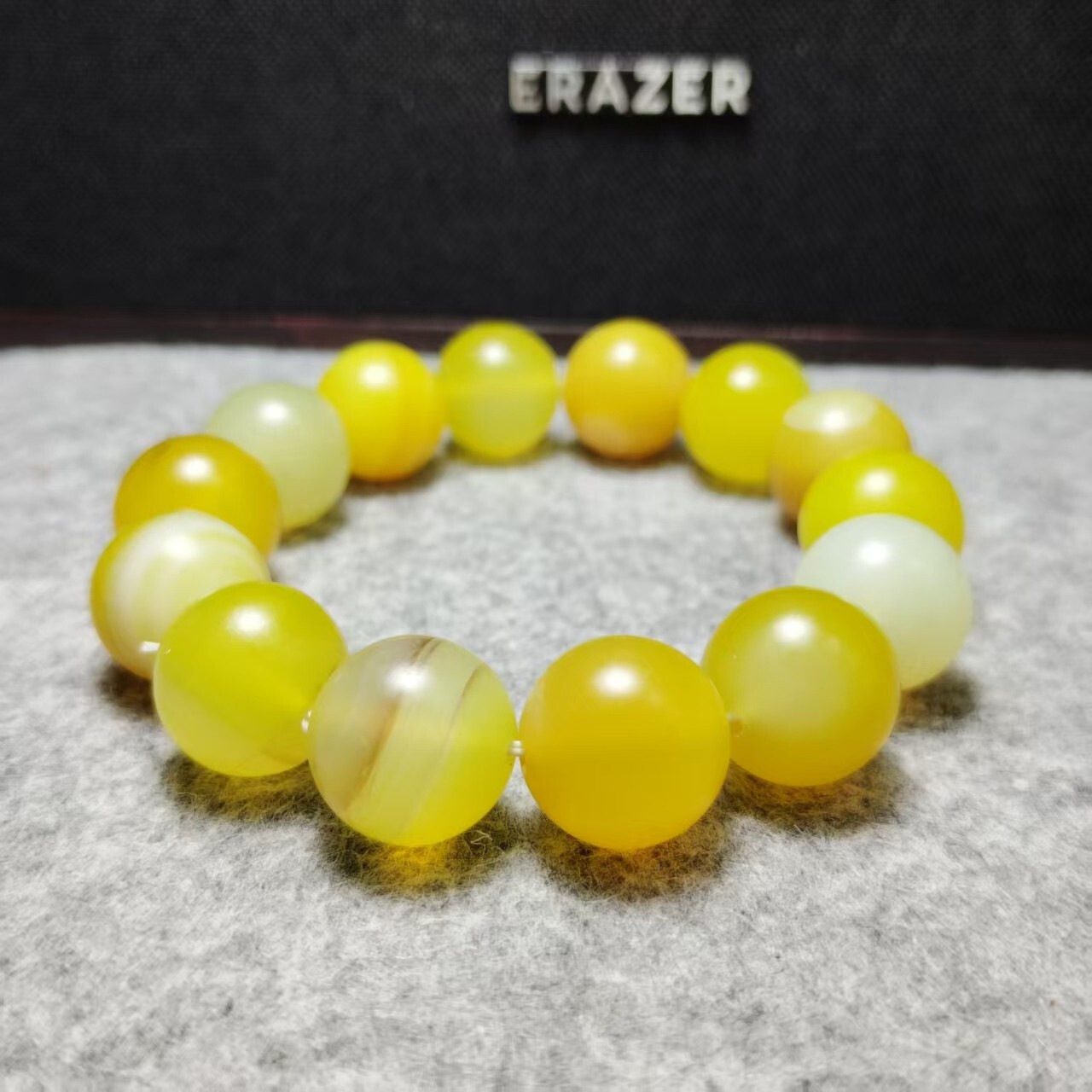 14mm 1pcs Natural Color Gobi Agate Eyes Agate/stone Madagascar Beads Bracelet