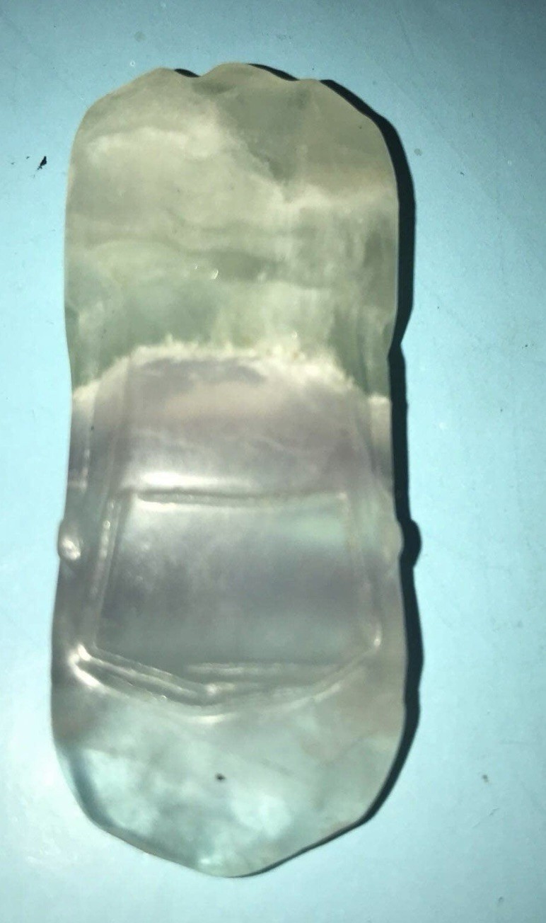 Hand Carved – Lamborghini – Rose Quartz Gemstone – 1 Pcs – 65x30x15mm – 50g;