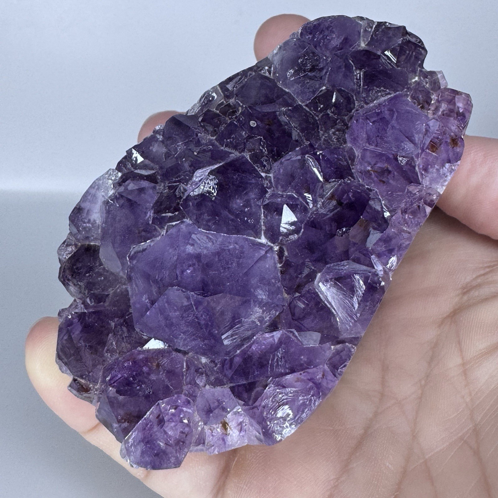 Deep Purple Amethyst Crystal Cluster Brazil 548g