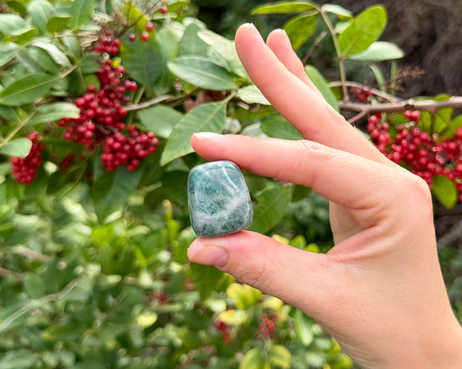 China Jade Tumbled Stones: Choose How Many Pieces (‘A’ Grade, Natural Polished)