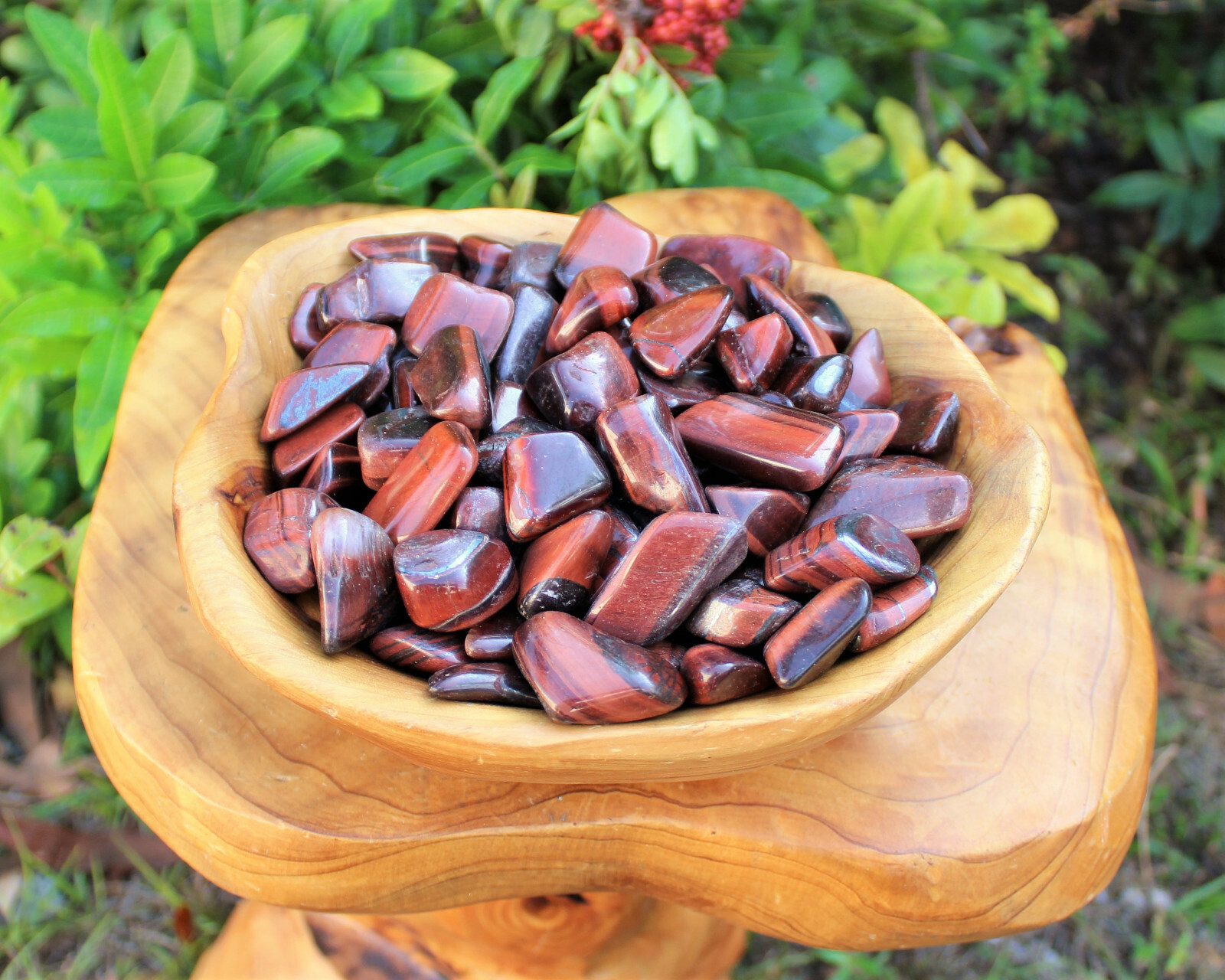 1/4 lb Bulk Lot Red Tiger Eye Tumbled Stones (Tumble Crystal Healing Reiki) 4 oz