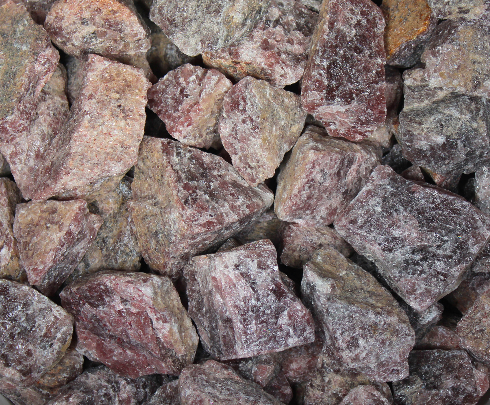 Raspberry “Translucent” Quartz – Rough Rocks for Tumbling – Bulk Wholesale