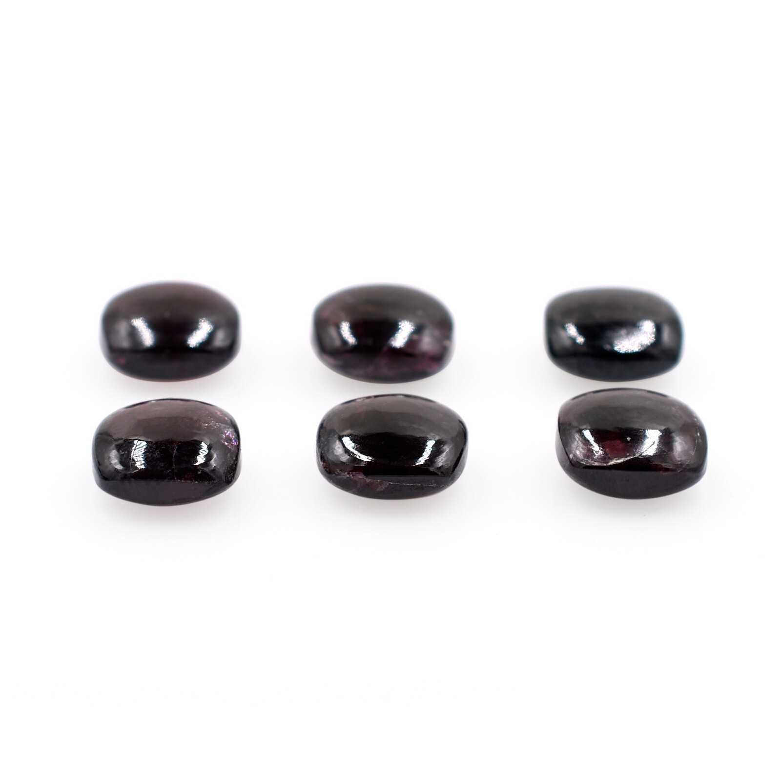 Natural Garnet January Birthstone Loose Gemstone For Jewelry Making Smooth Stone