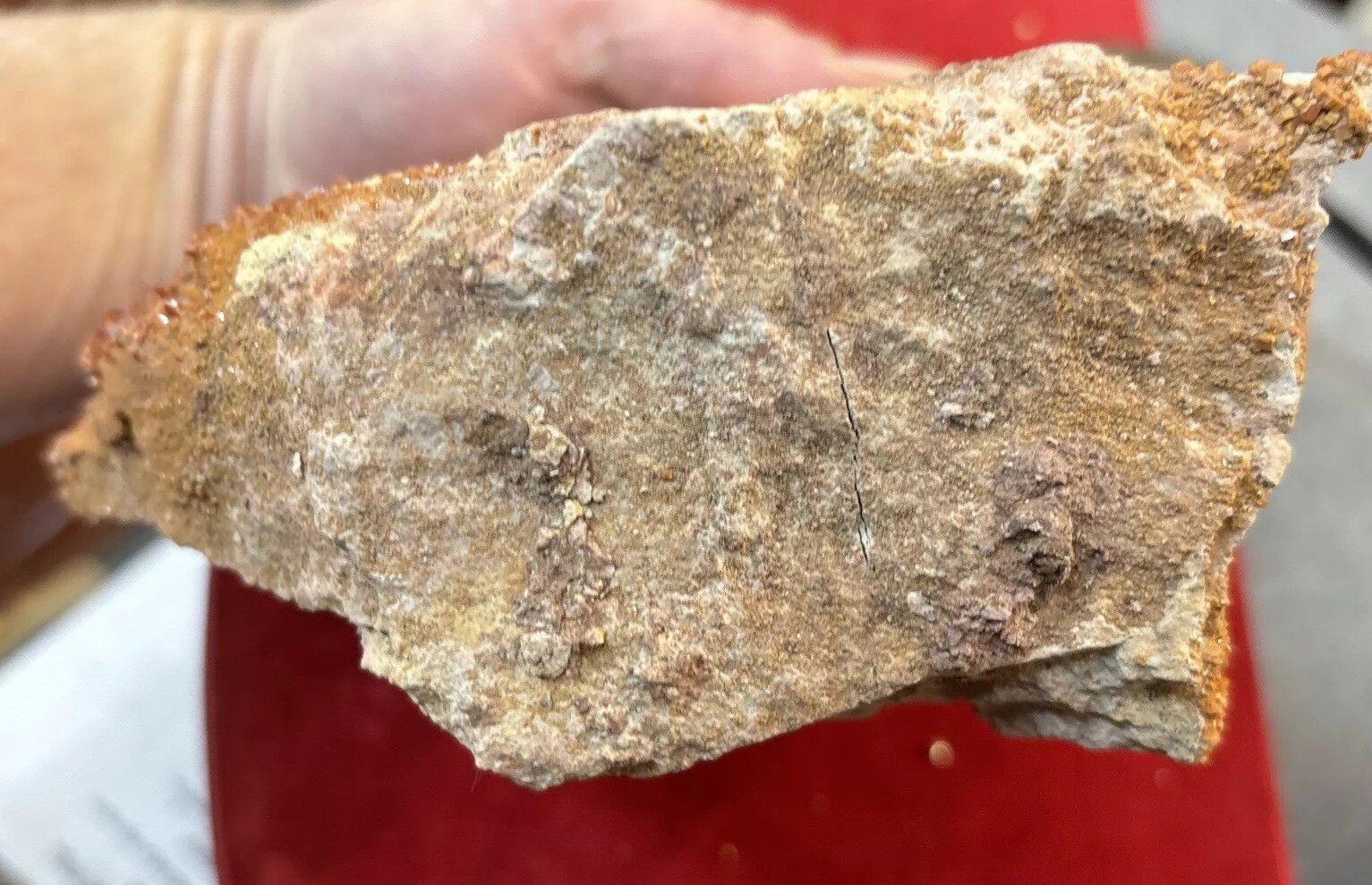 1706 Grams Vanadinite Crystals Cluster Mineral Specimen 5” X 5 1/2” X 3”