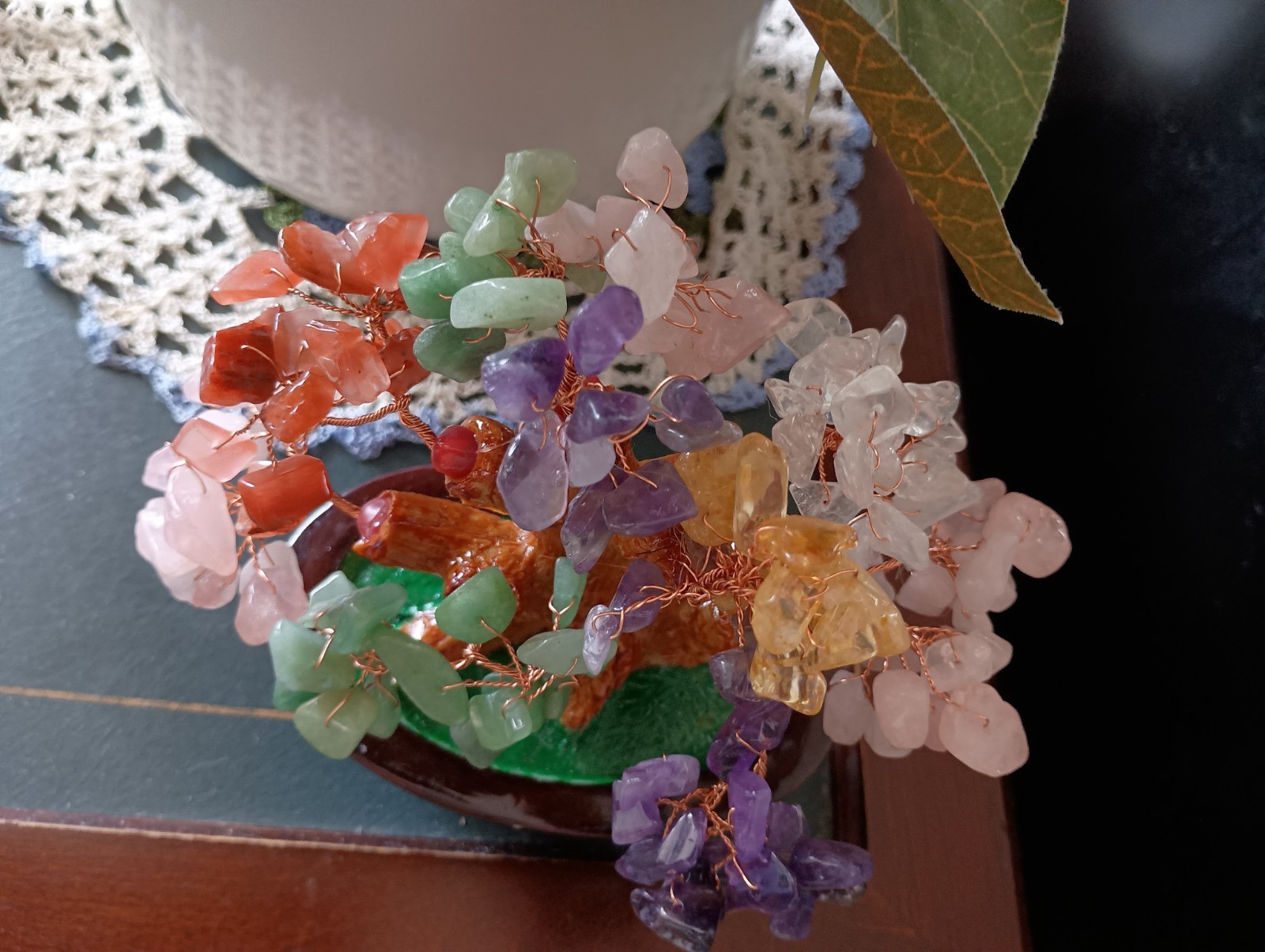 Chakra Multi Gem Stones For Good Luck 6.5 in x4 in