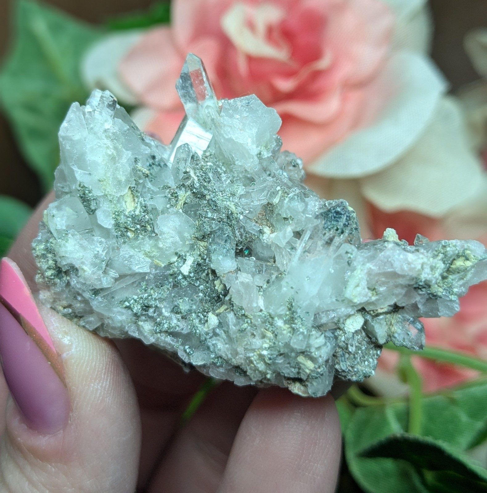 Colombian Quartz Cluster 2.15″