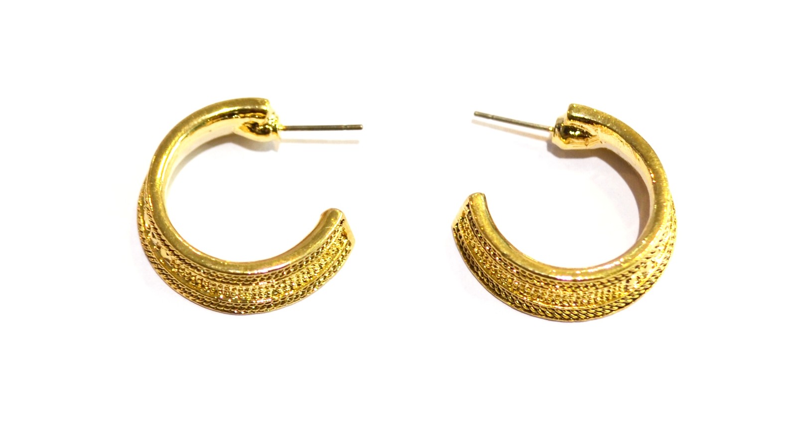 golden hoop earrings Jewelry