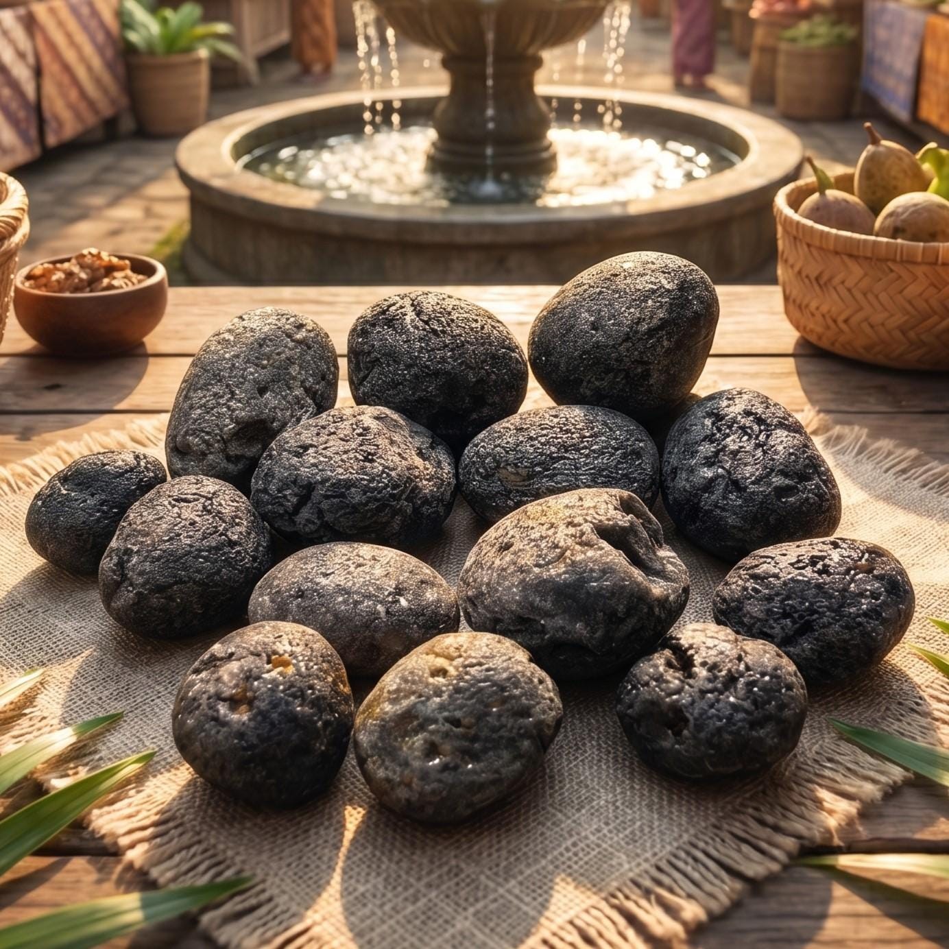 Agni Manitite Obsidian (Pearl of Divine Fire) Genuine Java Indonesia Stone