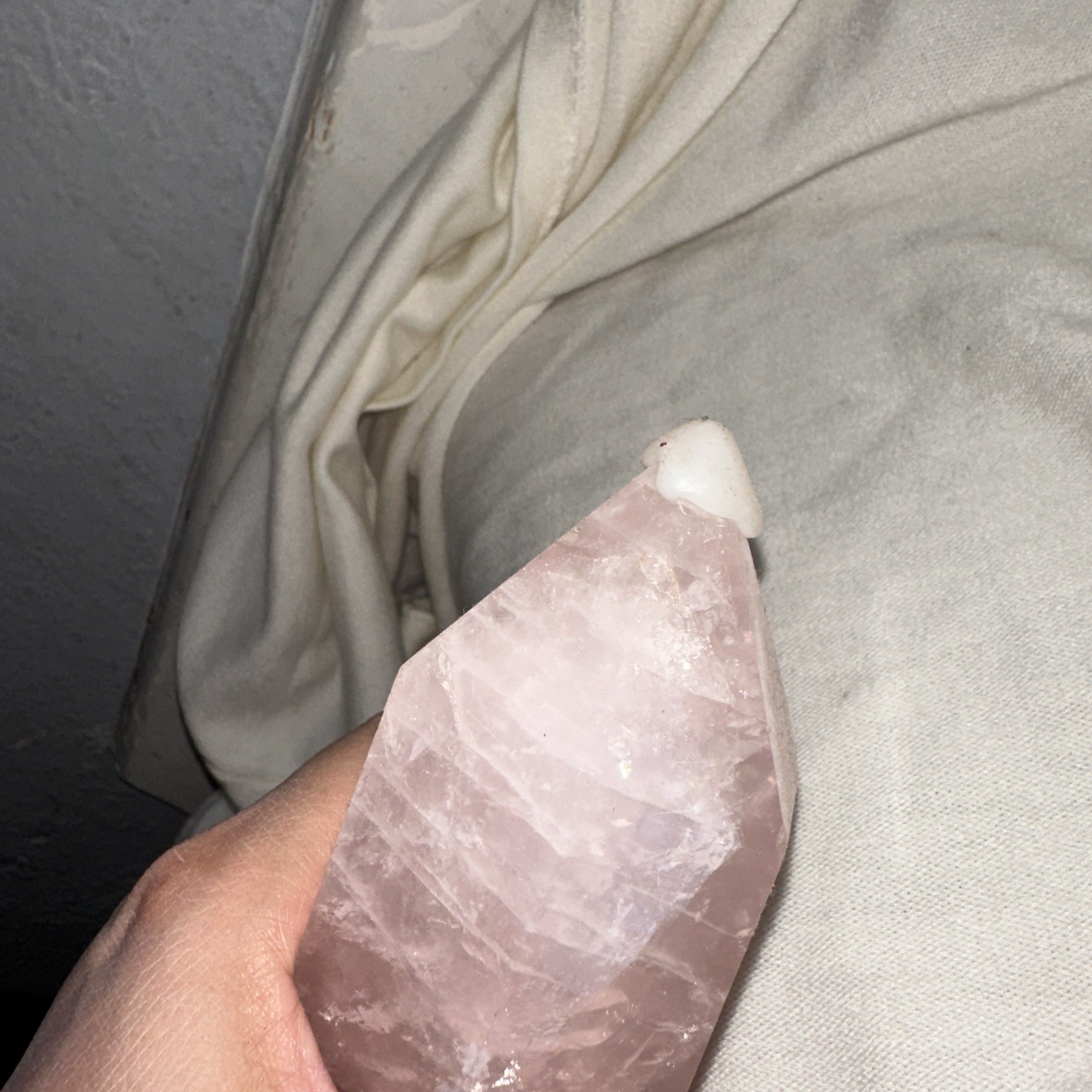 Large Rose Quartz Tower Handmade Crystal Point For Home Office Decorative