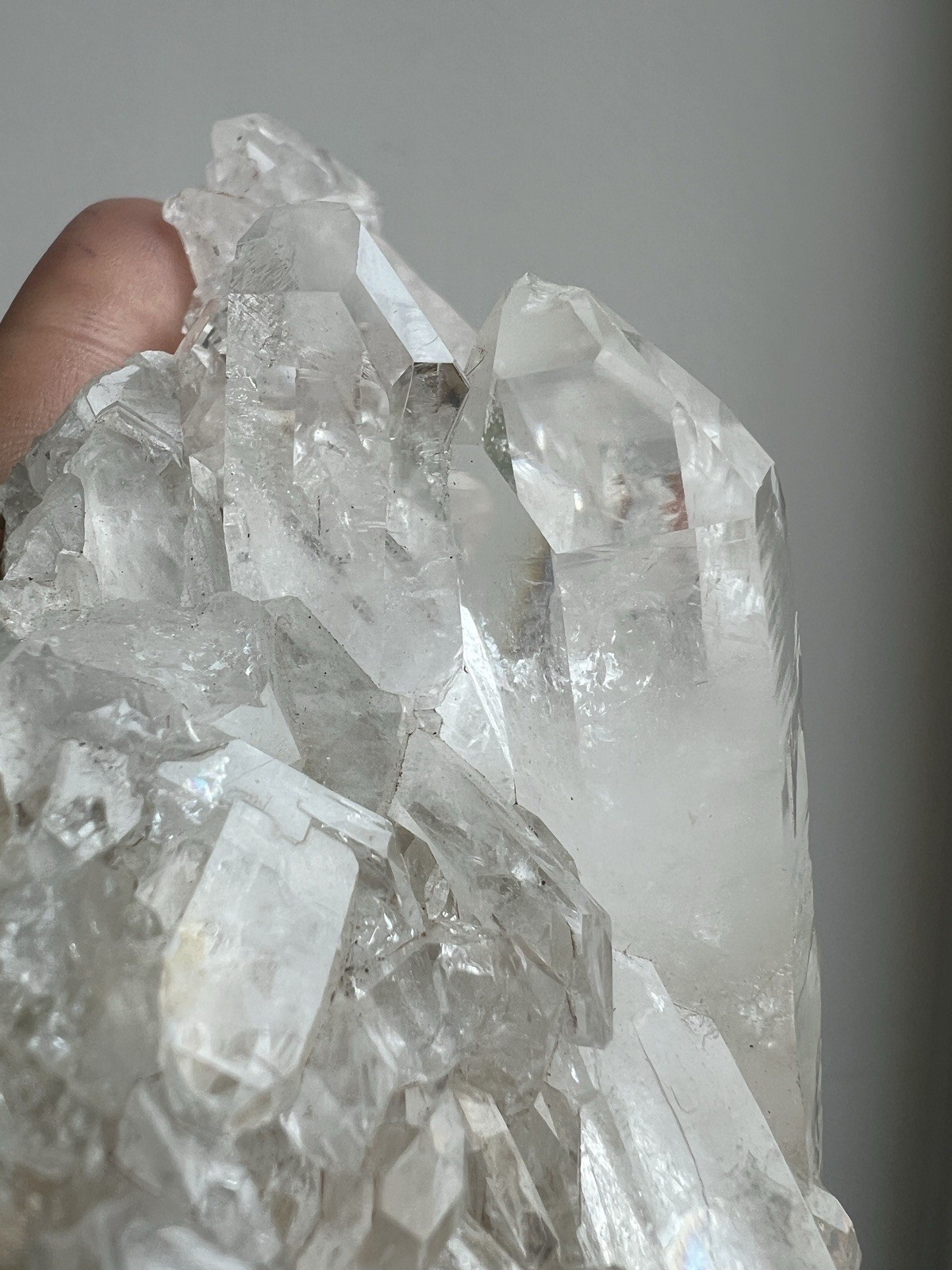 290g – Raw Lemurian Cluster | Zeca de Souza | Brazil