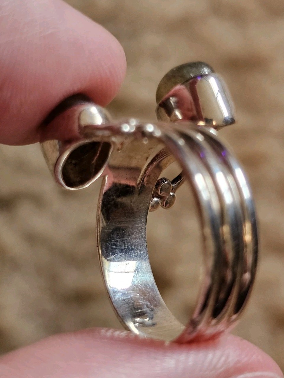 Sterling Silver Labradorite Ring, Size 7, Crystals & Stones, Mineral Specimen