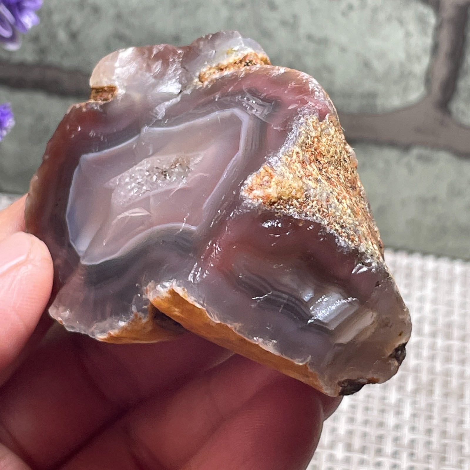 Raw Carnelian Stone Rough Red Agate Gemstone Mineral Specimen 140g AC17