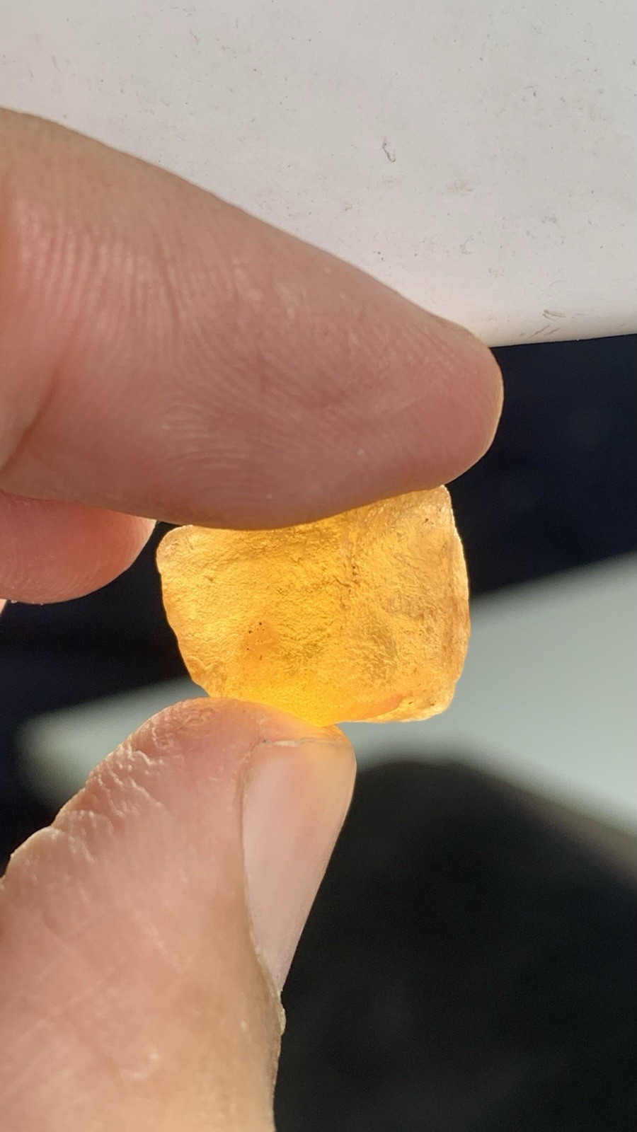 128 Ct Dark Orange Hessonite Garnet From Africa Facet Grade Rough