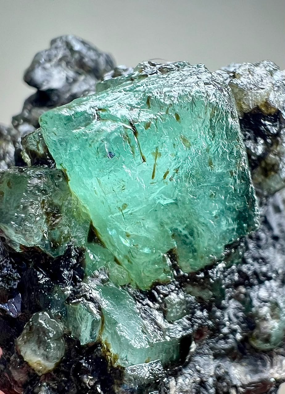 374Gram, Beryl Var! Natural Emerald Huge Crystals and Huge Specimen ,KPK ,PAK