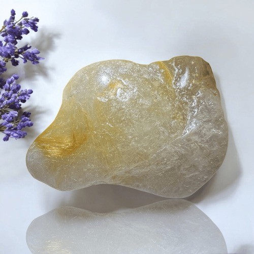 Golden Rutilated Quartz Crystal Freeform