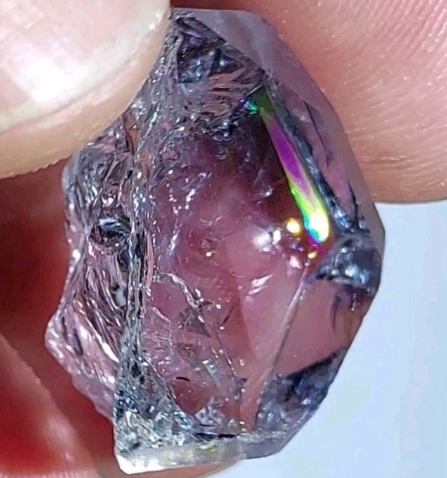 ULTRA RARE PURPLE LAVENDER BERYL AQUAMARINE FACET GRADE FROM PAKISTAN