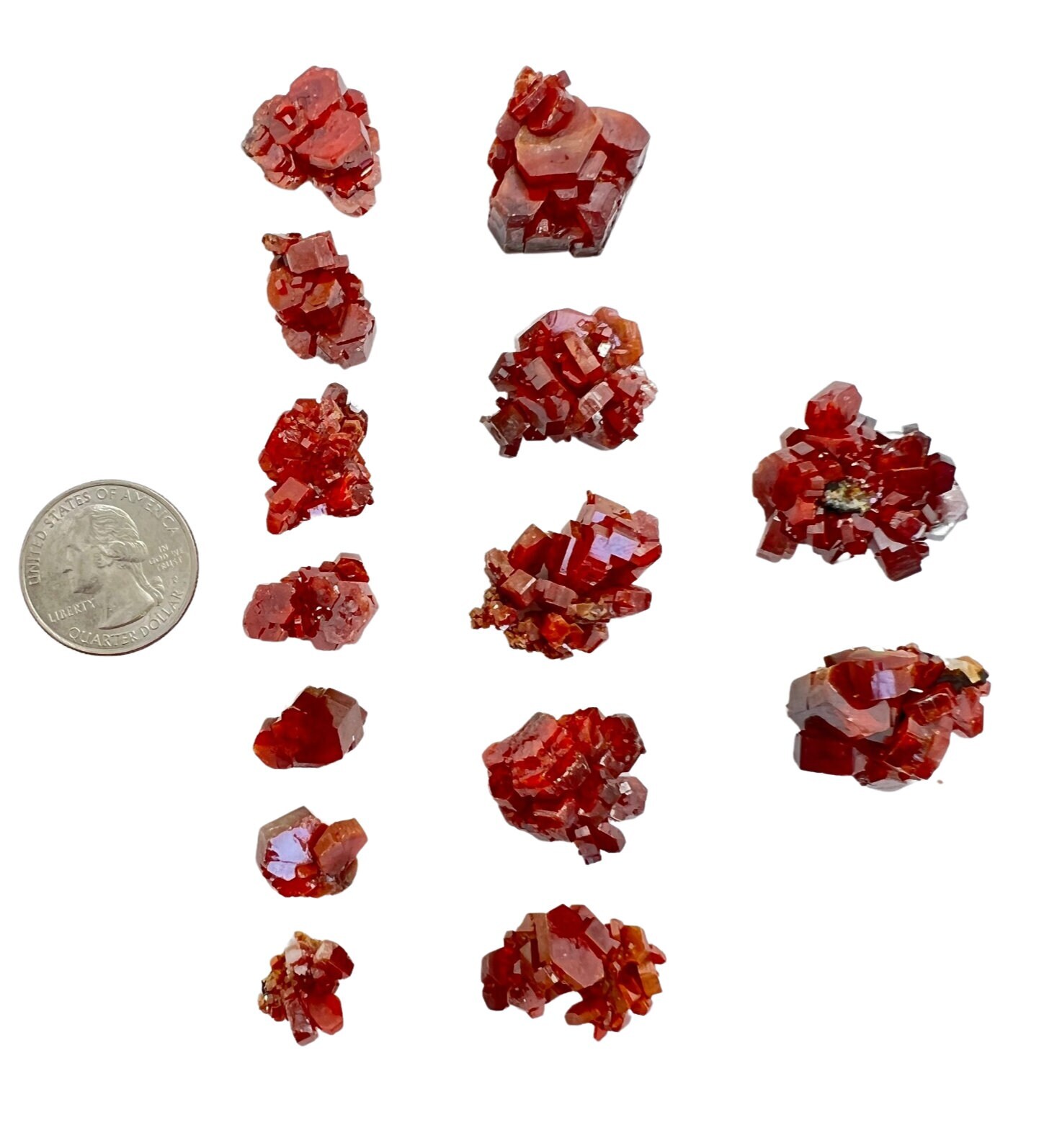 Vanadinite Cluster – Grade AAA, Natural Vanadinite from Morocco