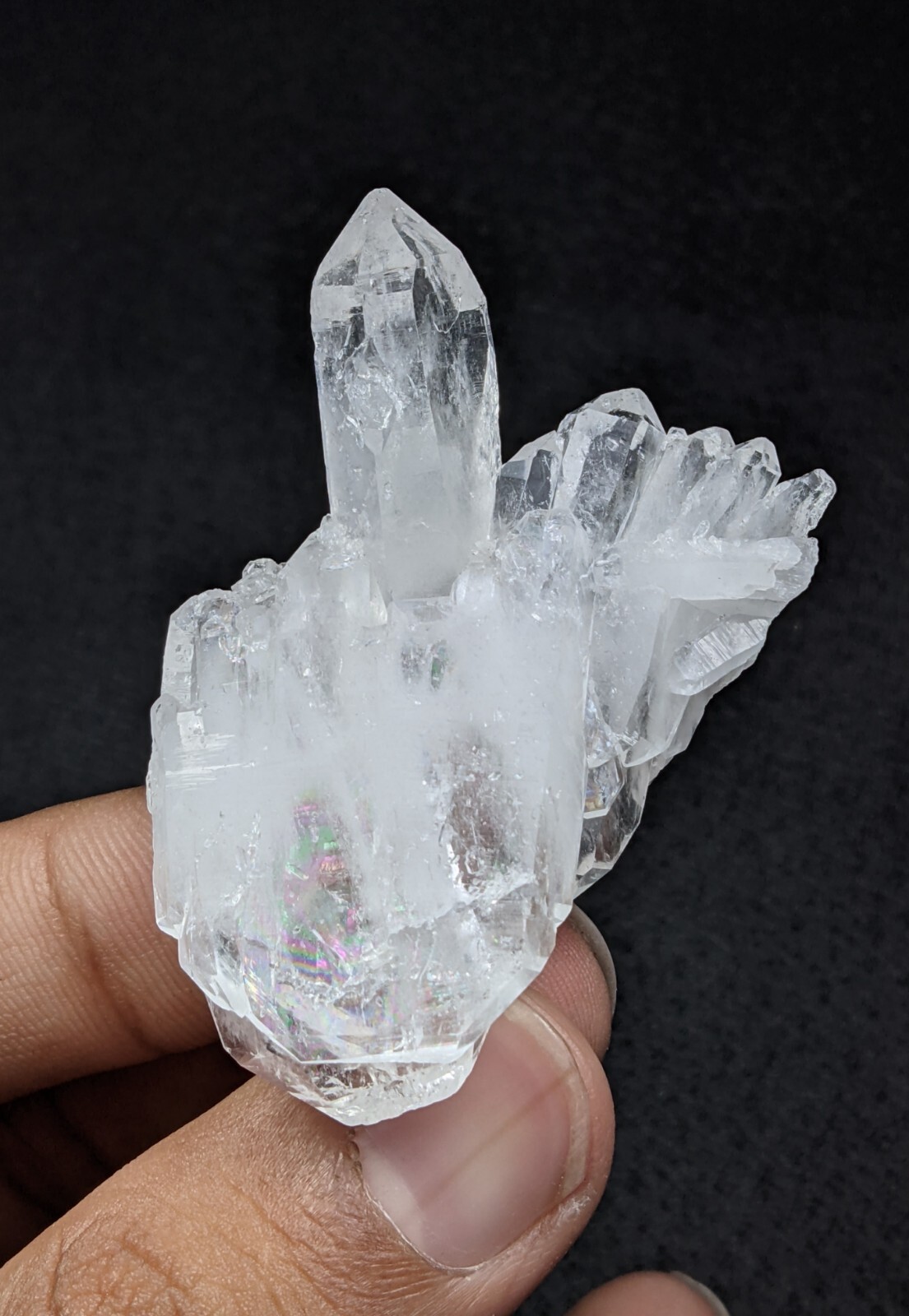 Quartz Clusters With Nice Termination ( 9 Pcs Lot)From Balochistan Pakistan