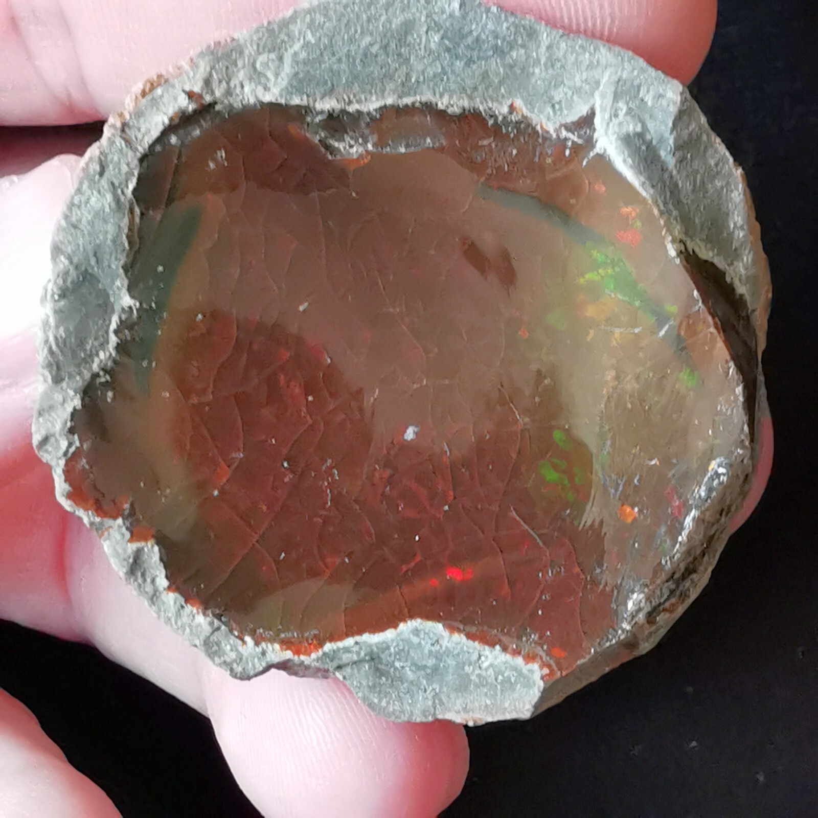705ct Opal / Mezezo Region, Ethiopia / Rough Crystal Gem Mineral Specimen