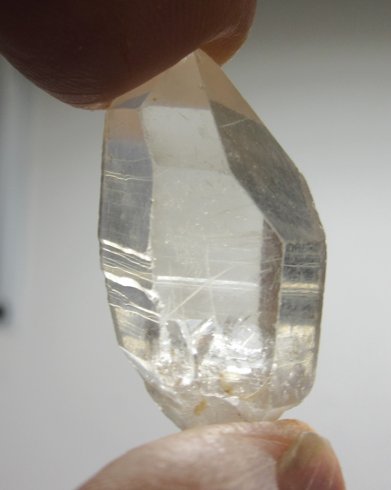 3 Tibetan Clear Quartz Crystals Terminated 1 1/2″ Point TSQ-4