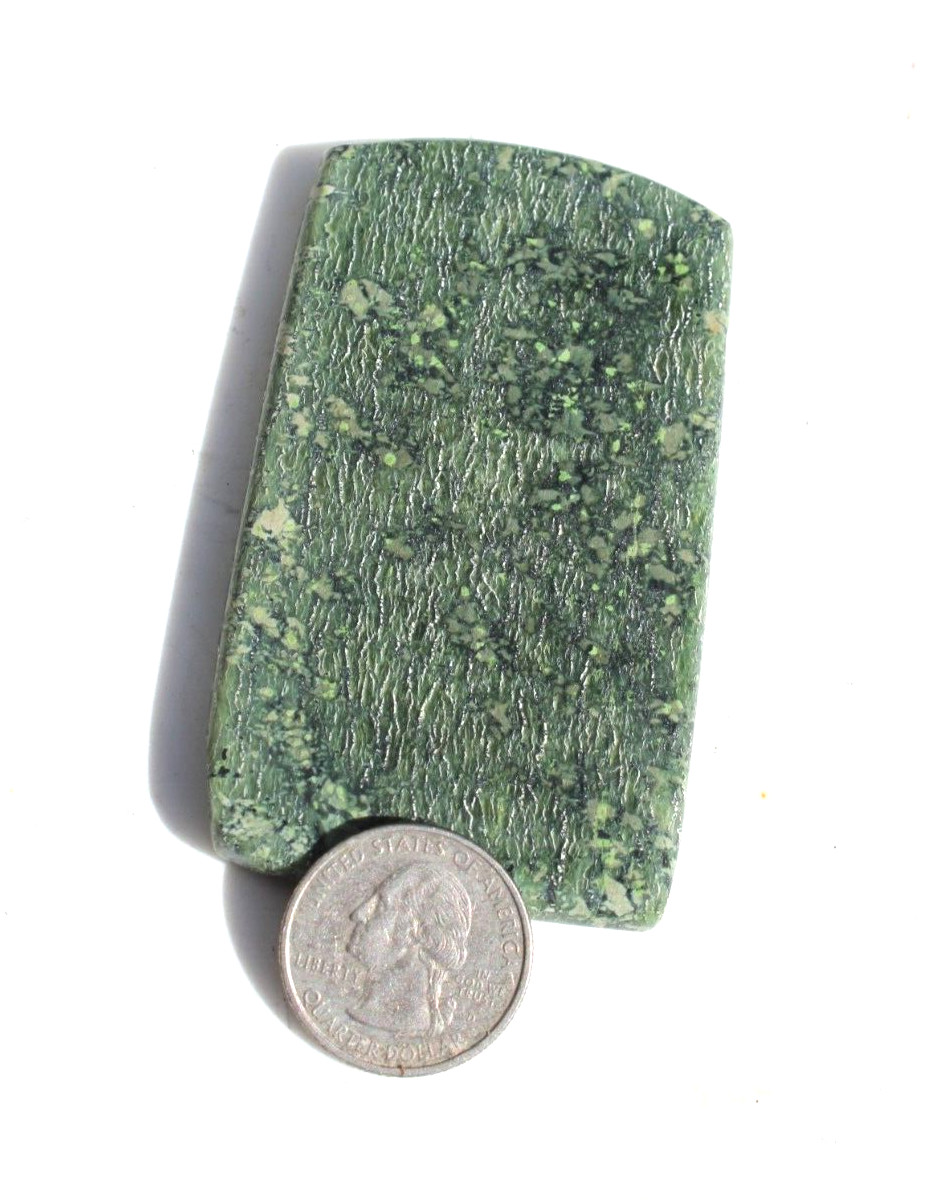 Beautiful Small SERPENTINE Polished Slab 3 1/4″ x 1- 7/8″-2.4 oz. / 65.8 grams