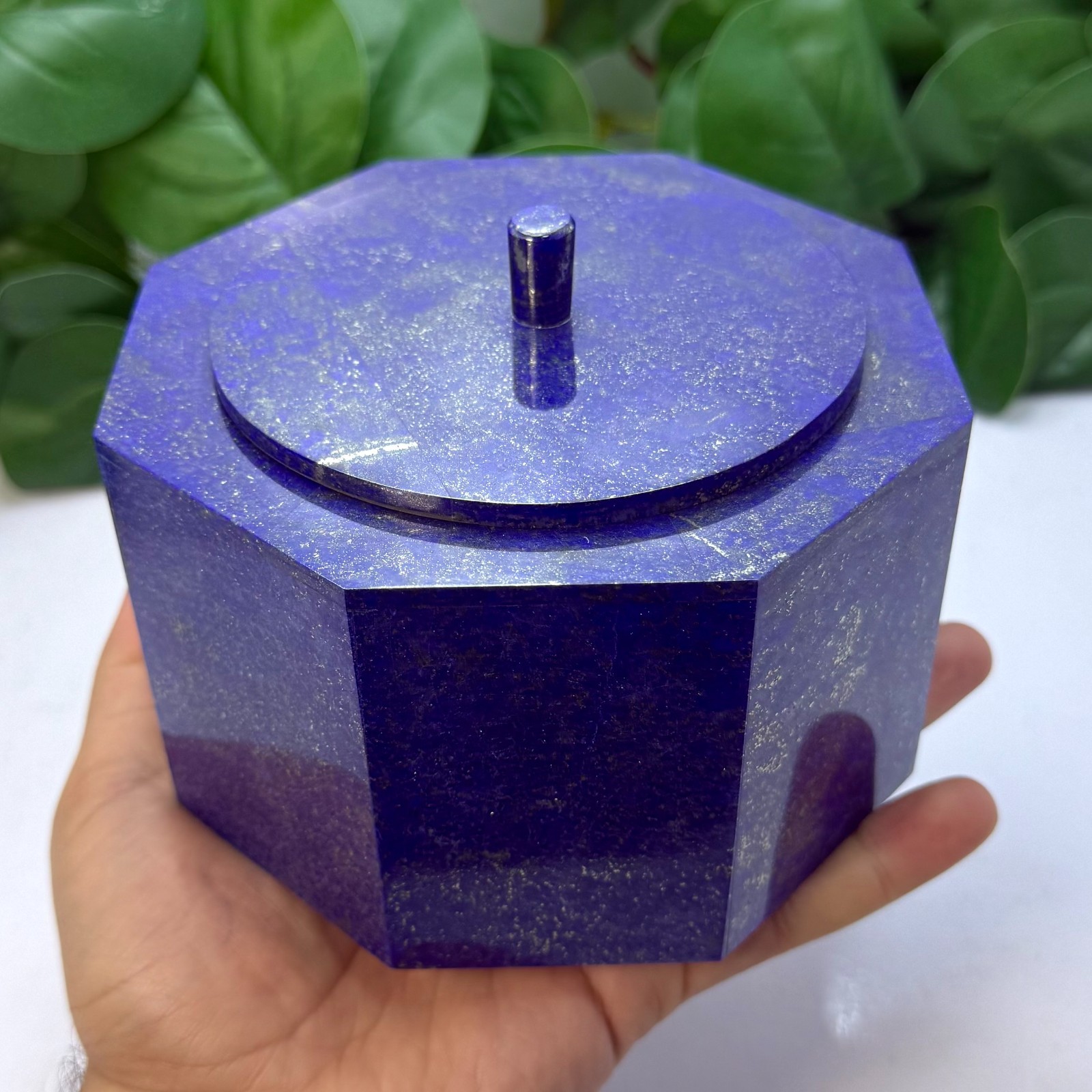 Lapis Lazuli 8 Sides Box, Lapis Box, Lapis Lazuli Box, Lapis Jewelry Box, Lapis