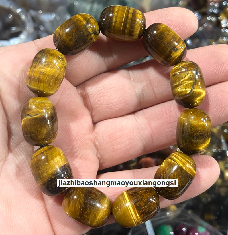 Natural Colorful Rainbow Tiger Eye Stone Crystal Bangle Bracelet Reiki Gems Gift