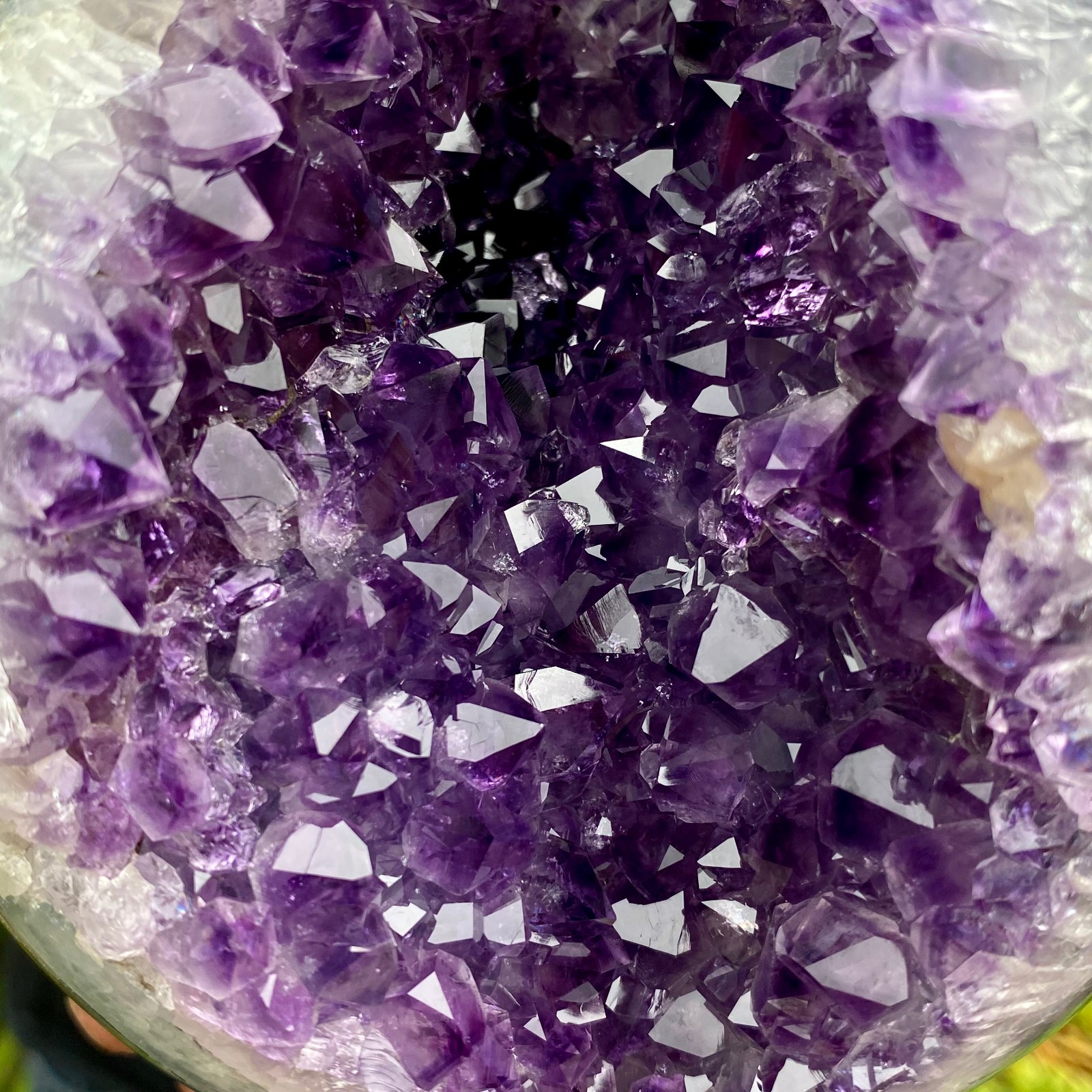 7.49LB Natural Amethyst Agate Ball Quartz Crystal Sphere reiki healing gem