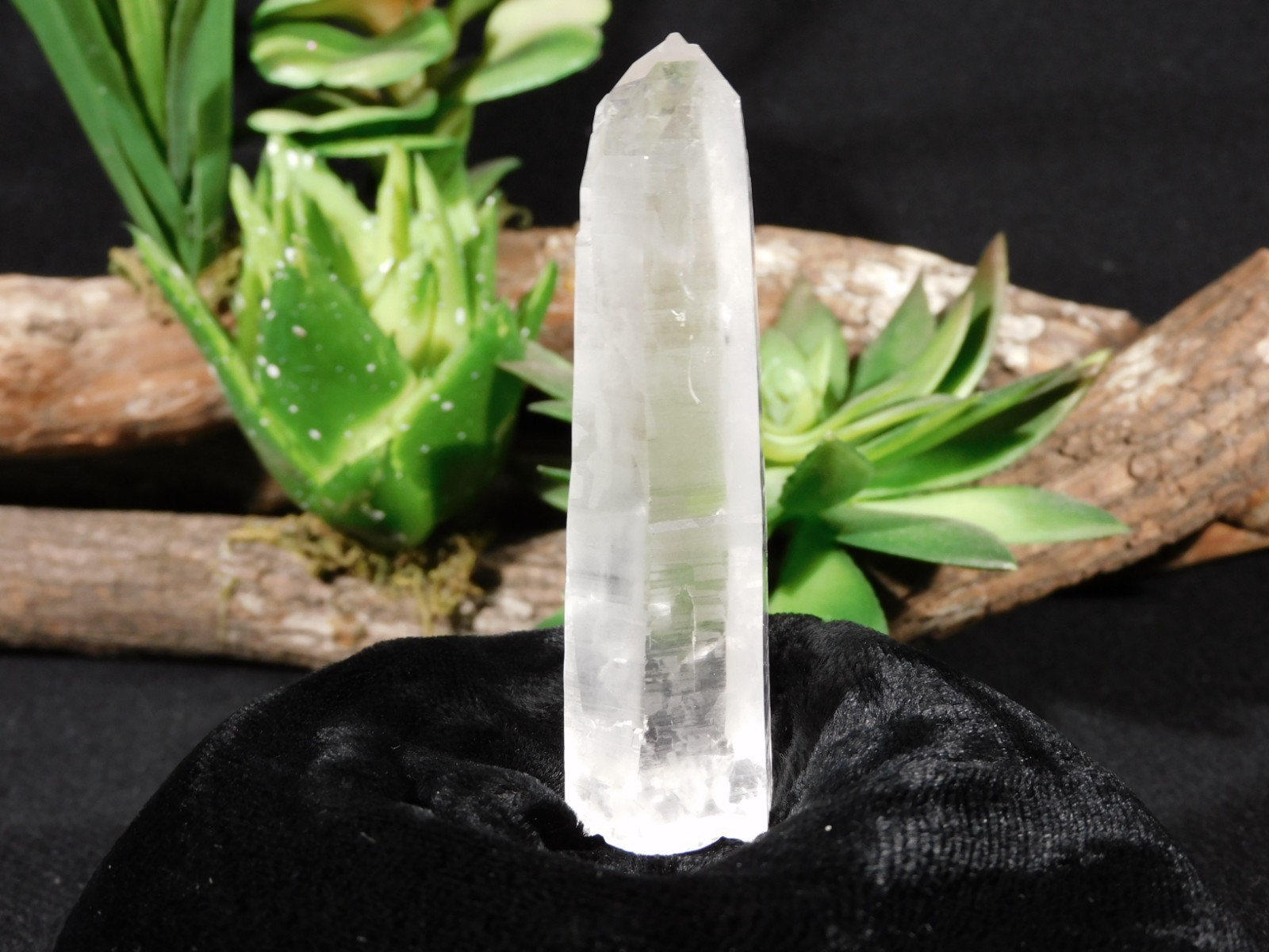 Long! Translucent! QUARTZ Crystal TWIN 100% Natural Brazil 46.1gr