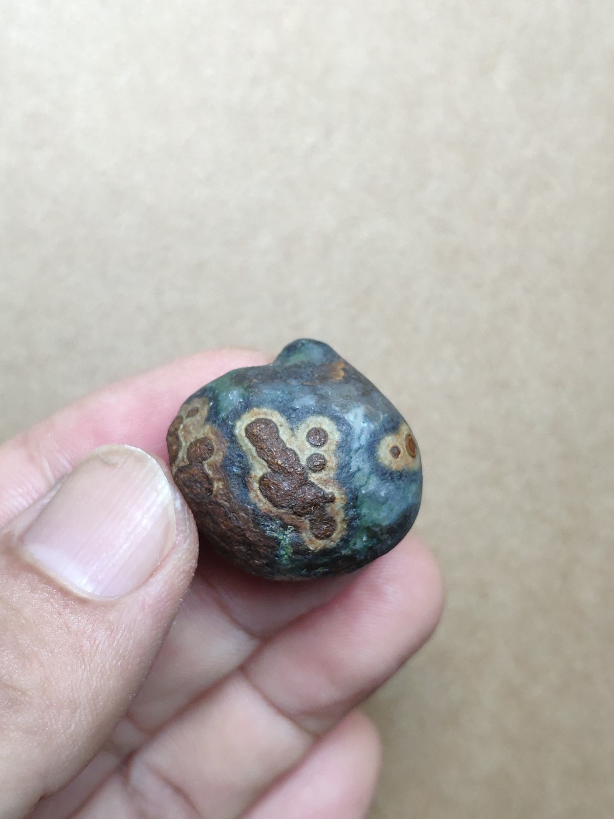 26mm Beautiful Natural Gobi Agate eye agate Landscape stone