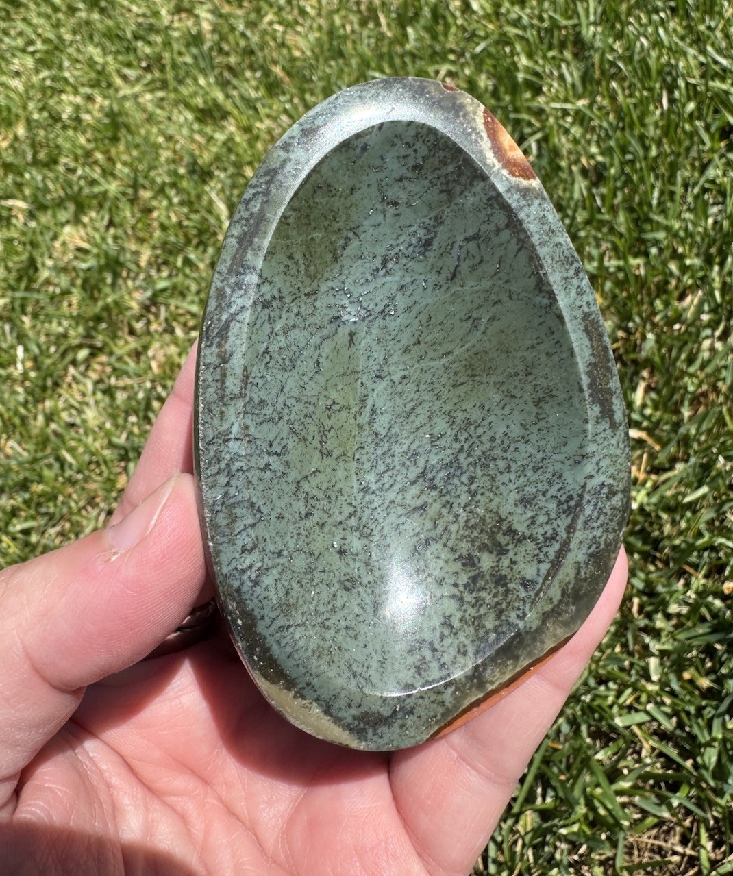 Polychrome Jasper Crystal Bowl 3 1/2”