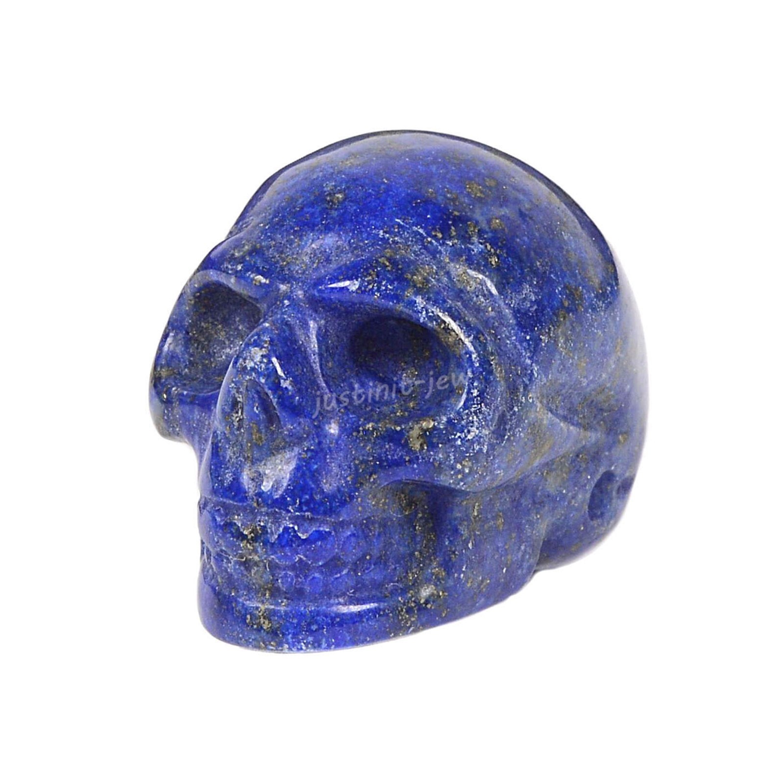 19mm Hand carved natural gemstone small skull Decor 0.7″