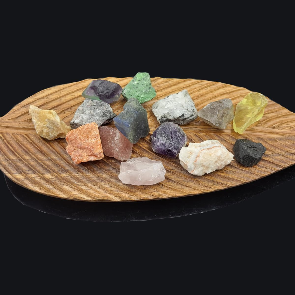 Rock & Mineral Collection Kit for Adults and Kids Natural Rocks for Tumbling Pol