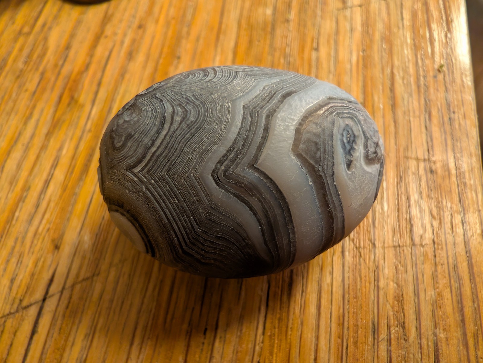 Large Gobi Eye Agate Inner Mongolia (35 Gram Plus) Rare Collector Specimen