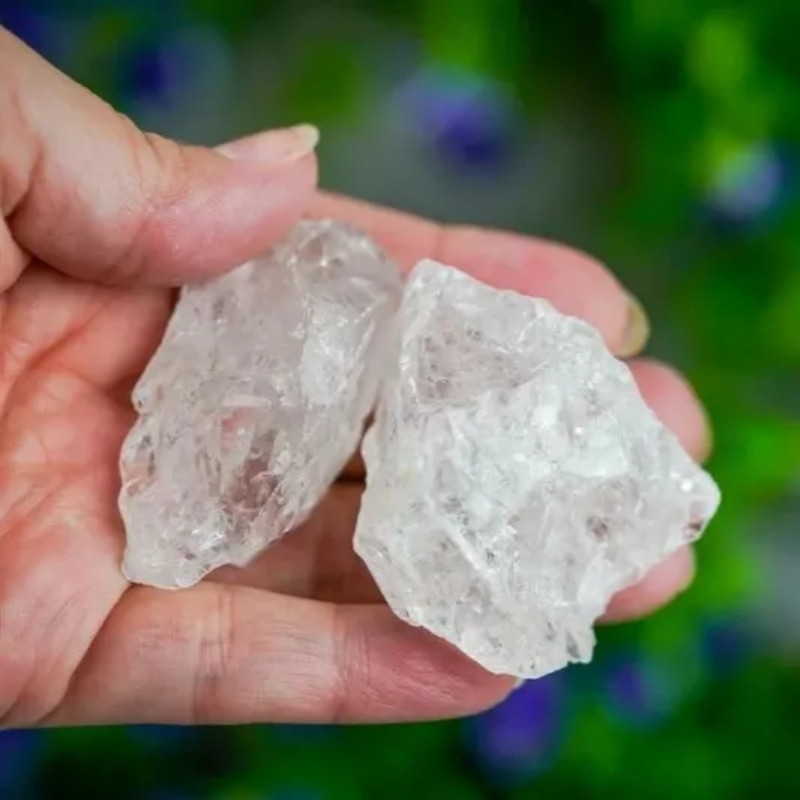 3-5cm Clear Quartz Raw Rough Stone Chunks Healing Reiki Energy Crystal 1PCS