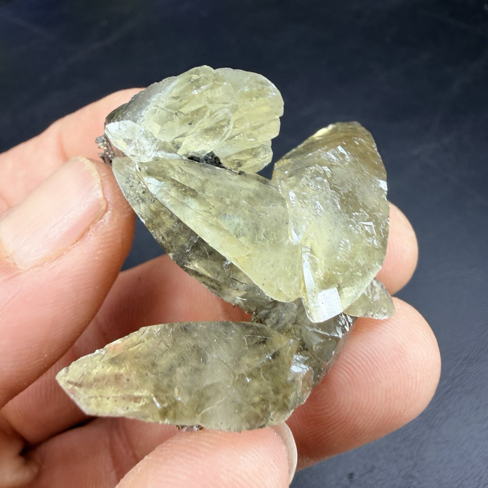 Golden Calcite Crystals with Chalcopyrite / Missouri *VIDEO*