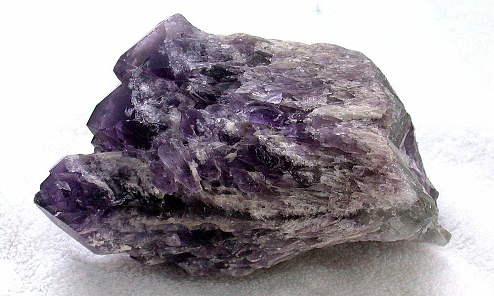 6 Inch 2 Pound 10.4 Ounce Brazilian Amethyst Skeletal Quartz Crystal Cluster